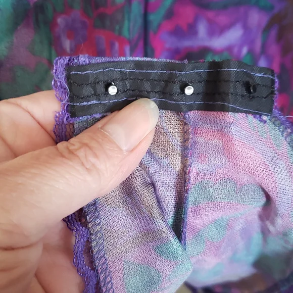 Vintage NWOT Petra Fashions Sheer Romper Nighty - Picture 3 of 4